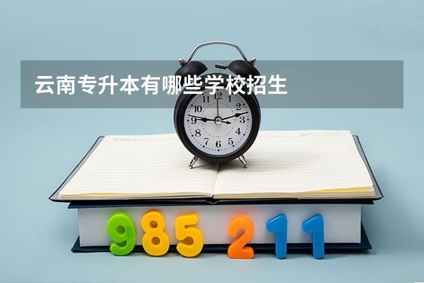云南专升本有哪些学校招生