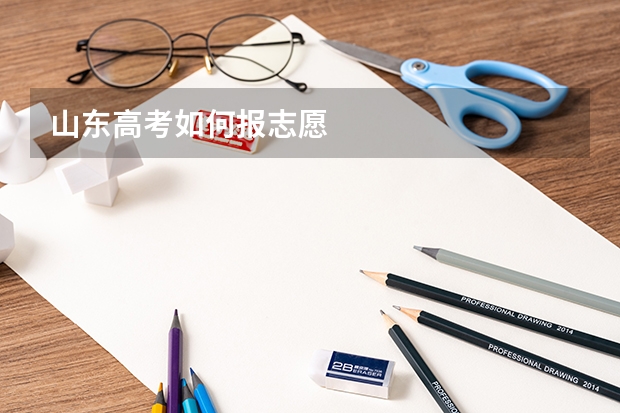 山东高考如何报志愿