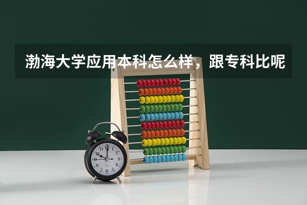 渤海大学应用本科怎么样，跟专科比呢？